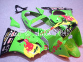 Kawasaki NINJA ZX6R 2000-2002 Injection ABS Fairing - Red Bull - Green - MFS5584